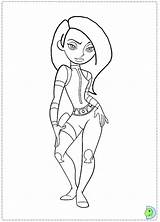 Kim Possible Coloring Pages Dinokids Print Pokemon Cartoons Library Go Popular Close sketch template