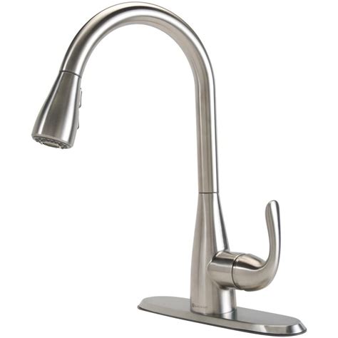 kitchen faucets pull  spray hose glacier bay water flow gpm sprayers kitchen space