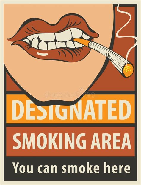 schild gekennzeichnete raucherzone vektor abbildung illustration von maenner leute