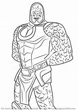 Darkseid Injustice Draw Among Gods Drawing Step Tutorials Drawingtutorials101 sketch template