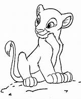 Coloring Pages Lioness Lion King Disney Print Coloriage Baby sketch template