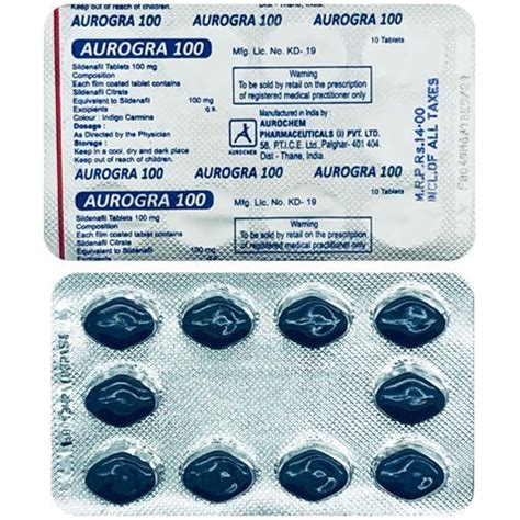 aurogra mg sildenafil citrate  side effects