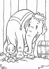 Dumbo Pages Coloring Colouring Popular sketch template