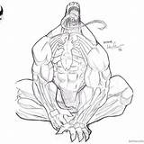 Venom Lineart 09tuf sketch template