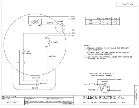baldor industrial motor single phase wiring diagrams chicic