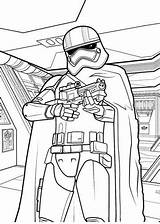Wars Star Coloring Pages Fallen Order Force Fun Kids Phasma Captain Awakens sketch template