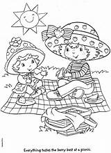 Coloring Pages Shortcake Strawberry Summer Kids Fun Cartoon sketch template