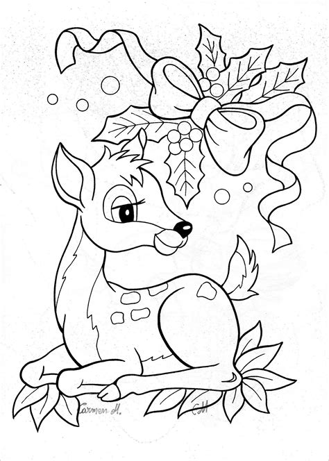 deer coloring pages coloringbay