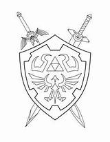 Zelda Legend Sword Coloring Shield Pages Master Drawing Ausmalbilder Zum Link Hylian Ausmalen Tattoos Tattoo Template Malvorlagen Know Kids Disney sketch template