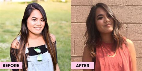 9 Girls Before And After Cutting Their Hair Short Vs Long Hair
