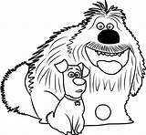 Pets Secret Life Max Coloring Pages Duke Printable Kids Dot Drawing Cartoon Movies Connect Dots Color Worksheet Clipartmag Coloringpages101 sketch template