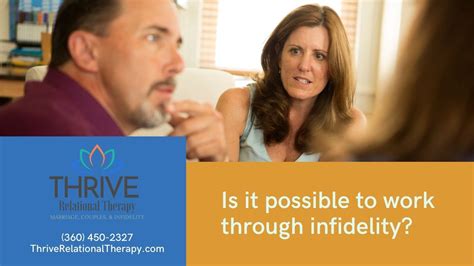 Is It Possible To Work Through Infidelity Thrive Relational Therapy
