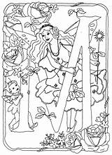 Alphabet Coloring Pages Fairy Fee Gif Choose Board Printable sketch template