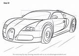Bugatti Draw Veyron Step Drawing Car Cars Sports Coloring Pages Drawingtutorials101 Drawings Sketch Tutorials Remote Control Learn Transportation Template sketch template