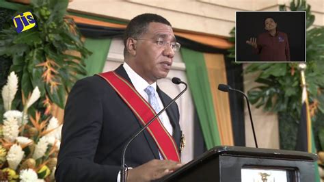2020 Swearing In Of Most Hon Andrew Holness As Prime Minister Of