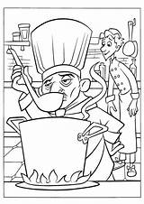 Coloring Cooking Pages Ratatouille Chef Books Printable Q2 Visit Coloringpages Categories Similar sketch template
