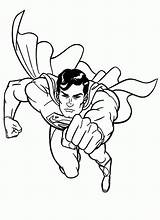 Coloring Pages Superman Flying Justice League Man Steel Cartoon Clipart Library Colouring Superhero Getdrawings Choose Board Planet Books Popular sketch template