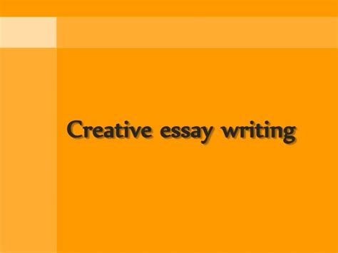 gcse english creative writing essays