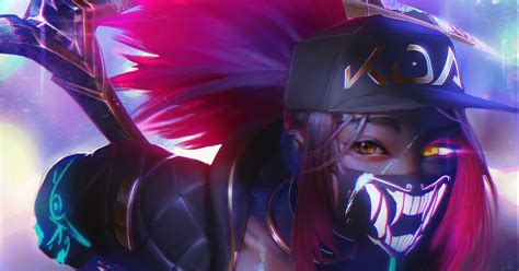 Download League Of Legends Kda Akali Wallpaper