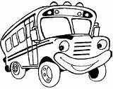 Bus Coloring Pages Driver School Printable Getcolorings Color Kids sketch template