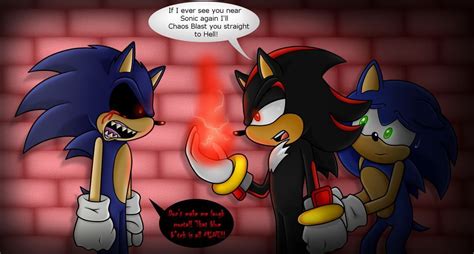 exe vs shadow sonadow by xxpurple lovexx on deviantart cómo dibujar