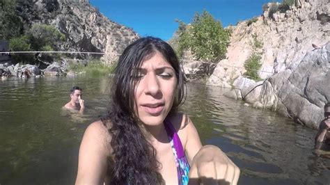 Swimming At A Nude Hot Springs Area Youtube
