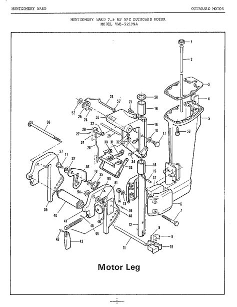 mercury  outboard parts diagram