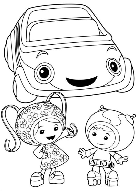 umizoomi coloring pages    print