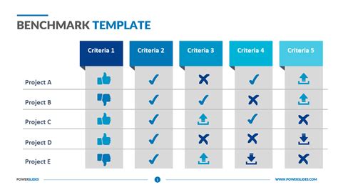 benchmark template  templates powerslides