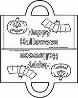 Halloween Crafts Bag Printable Craft Paper Templates Template Bigactivities Puppet 2009 Witch Puppets Newdesign Bw sketch template
