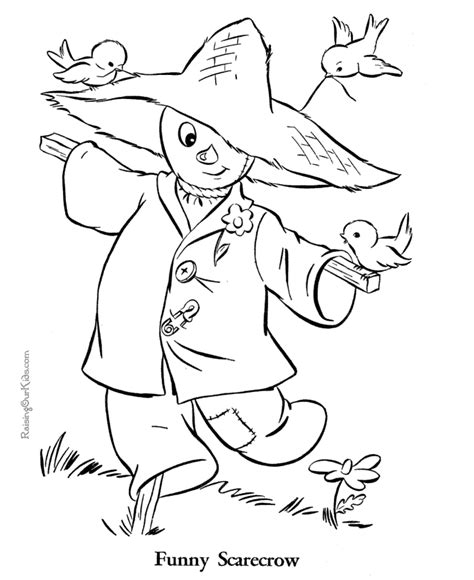 autumn coloring page