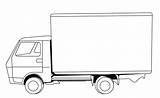 Truck Coloring Transportation Printable Pages sketch template