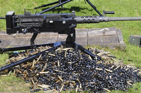 A 50 Caliber Browning Machine Gun Photograph By Andrew Chittock Fine