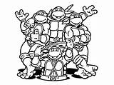 Turtle Mutant Tartarugas Colouring sketch template