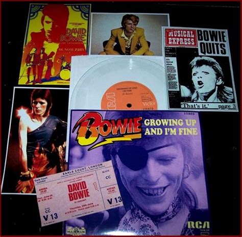 david bowie growing up and i m fine vinyl at discogs david bowie bowie david bowie tribute