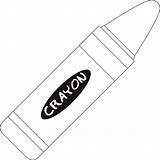 Crayon Crayons Printablee sketch template