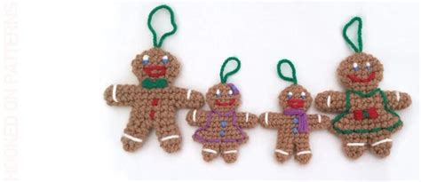cute  crochet gingerbread pattern ideas nickis homemade crafts