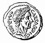 Roman Coin Clipart Caesar Inside Drawing Clip Julius Clipartmag sketch template