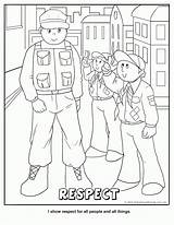 Respect Scouts Pramuka Mewarnai Siaga Coloringhome sketch template