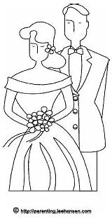 Kleurplaat Bruidspaar Bruiloft Parenting Leehansen Kleurplaten Bruidegom Blogo Bruid sketch template