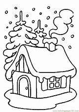 Coloring Winter Printable Pages Kids Popular sketch template