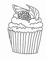 Muffin Pinta Colorea Disegnare Sellos Doces Riscos Bolos Creams Sorvetes Graciosos Digitales Animato Colorato Riscosgraciosos Naranja sketch template