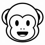 Monkey Fondo Plaisant Dibujos Isolated Mono Isolato Coloring Fumetto Scimmia Bianco Ausmalen Aislado Sketch sketch template