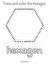 Hexagon Trace Twisty Twistynoodle sketch template