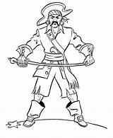 Pirate Coloring Pages Kids Printable Neverland Color sketch template