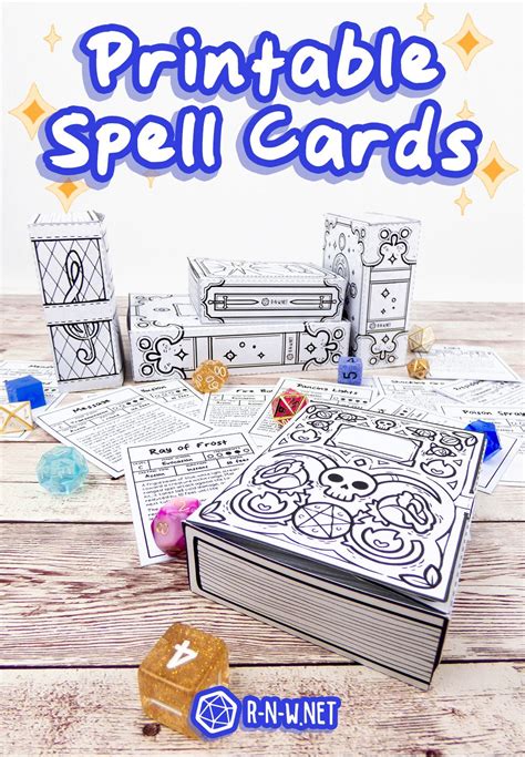printable  spell cards dnd spell cards dd dungeons  dragons