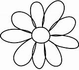 Flower Petal Pattern Printable Template Cliparts Clipart Templates Computer Designs Use sketch template