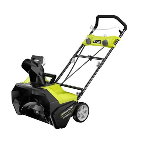 Ryobi 40 Volt Brushless Cordless Electric Snow Blower With 20 Inch