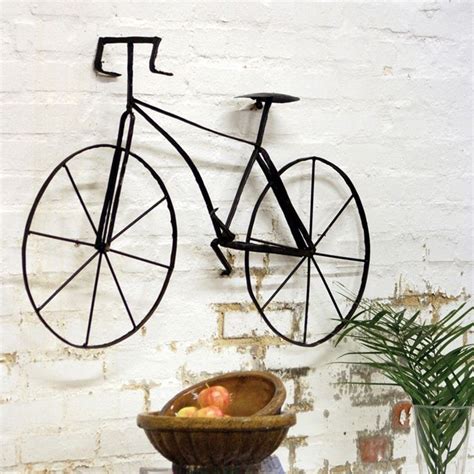 Add Some Urban Flair To Your Outdoor Space With This Metal Bicycle Wall