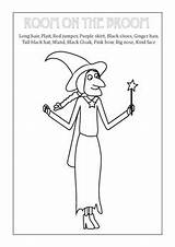 Broom Room Coloring Witch Pages Colouring Printable Halloween Sheets Template Vocabulary Match Activities Julia Donaldson Teacherspayteachers Templates Bricolage Party Sold sketch template
